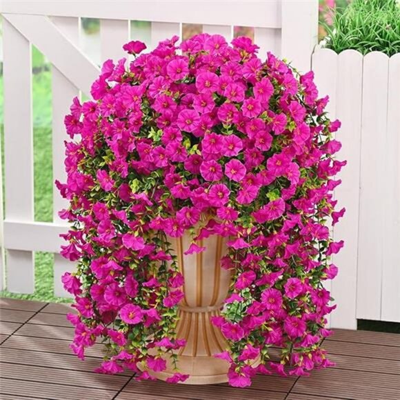 2 Pcs Look Real Artificial Flowers for Outdoors, Realistic Artificial Flower - Picture 7 of 7
